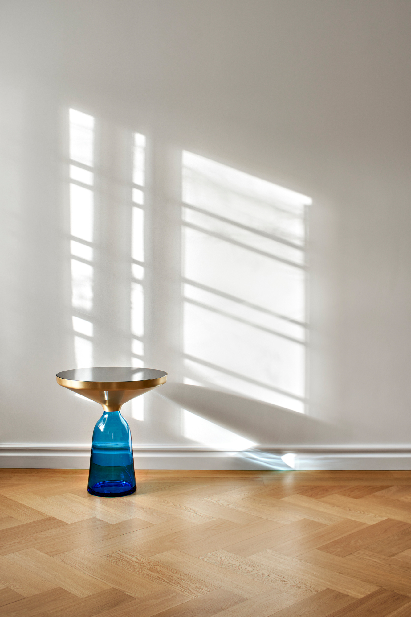 Bell Side Table ClassiCon Brass Citrine Yellow