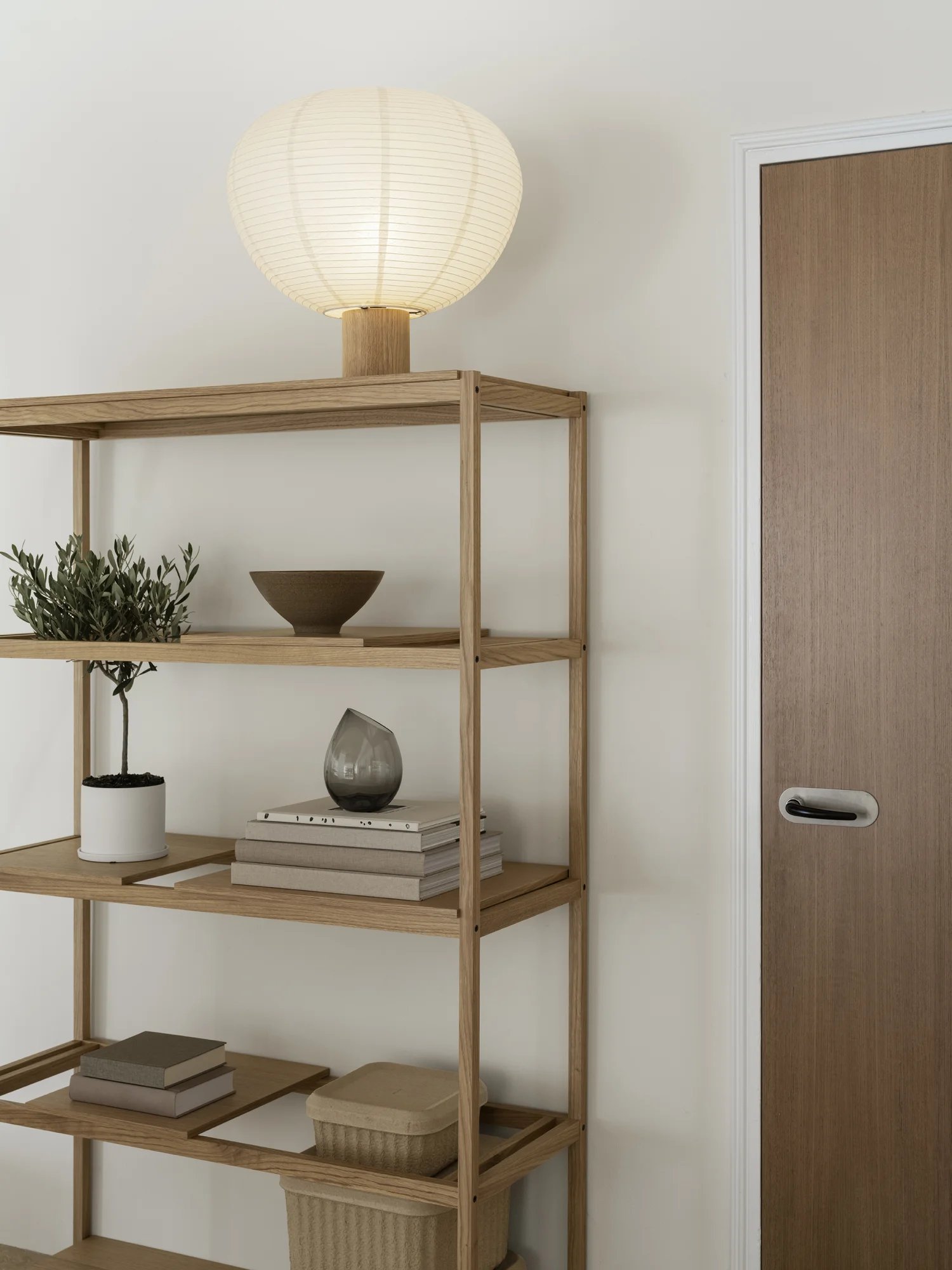 Kami rice paper table lamp Blomus