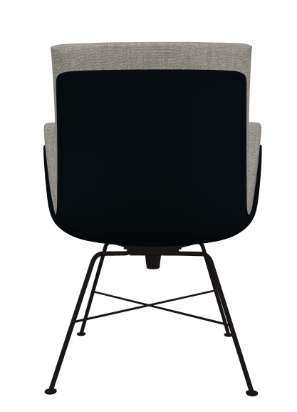 Alvo Armrest Swivel Chair with Wire Frame Cor 