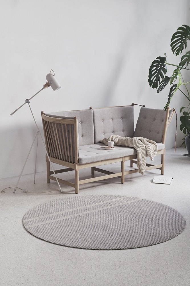 Løype Indoor / Outdoor doormat W 60 x D 85 cm / BREEZY BEIGE Heymat SINGLE PIECE