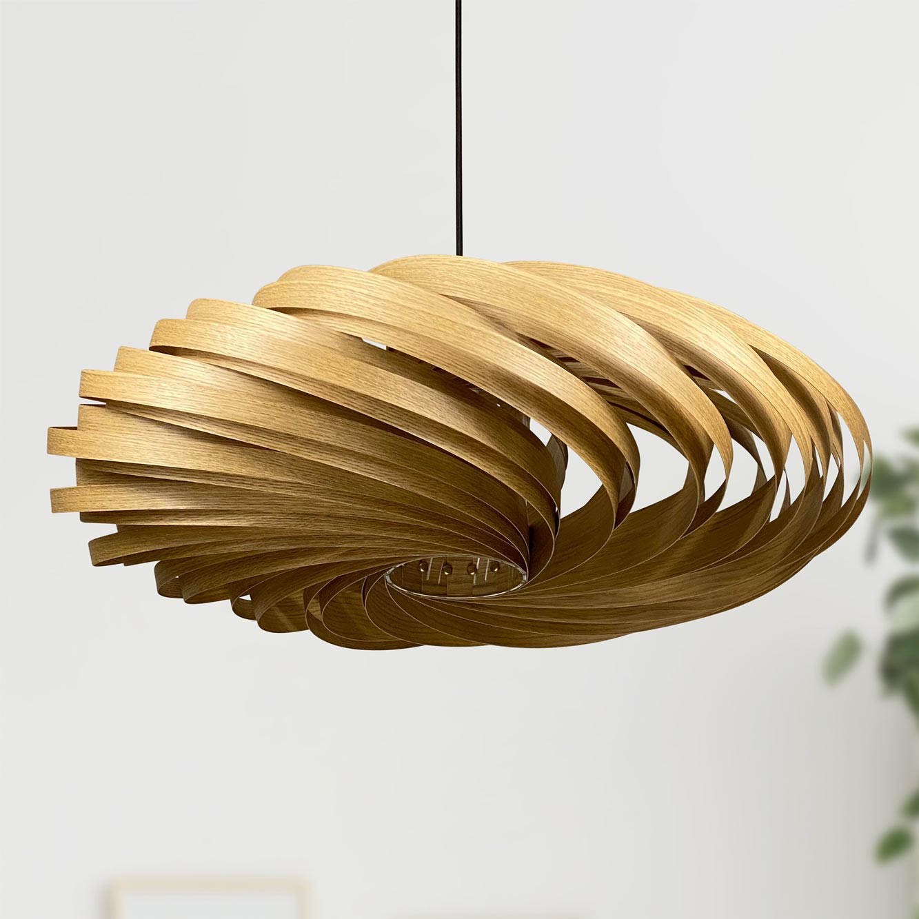 Veneria Pendant lamp Ø70 cm Oak Gofurnit