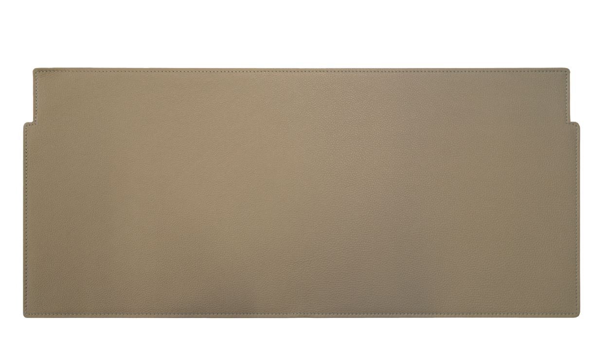 Leather cover for USM Desk Inside Leather on Top 50x35 Light grey