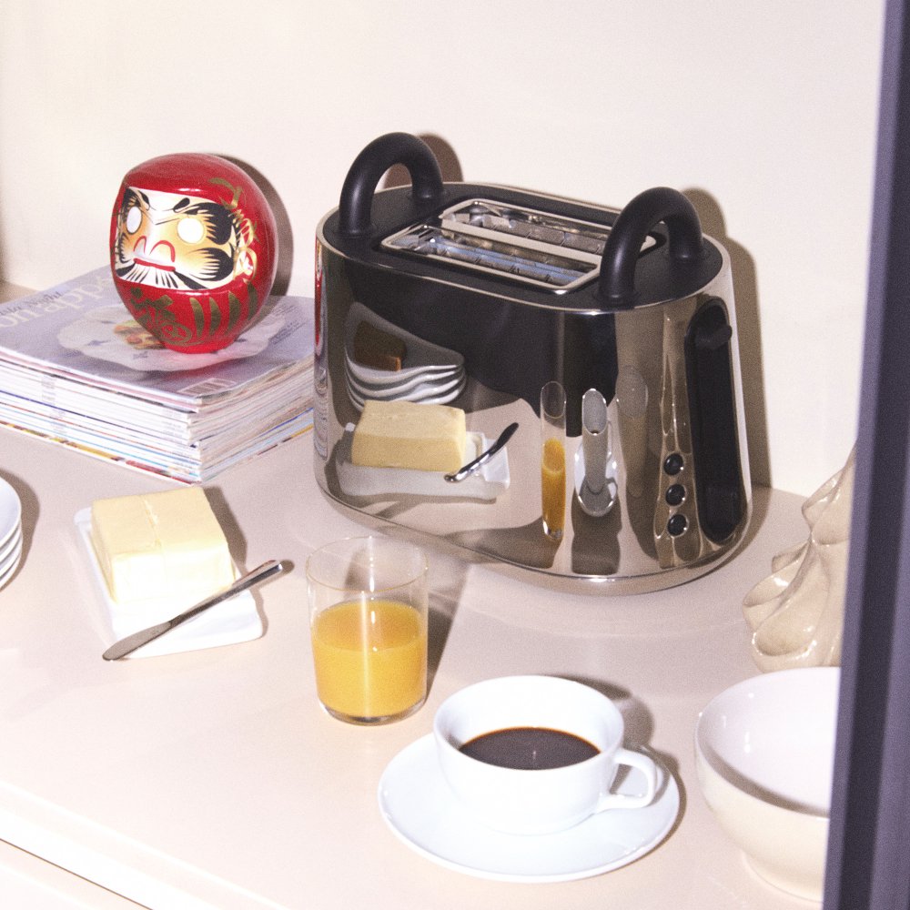 NE03 B Toru Toaster Alessi 