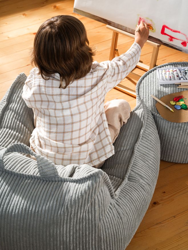 Beanbag armchair wide cord Wigiwama