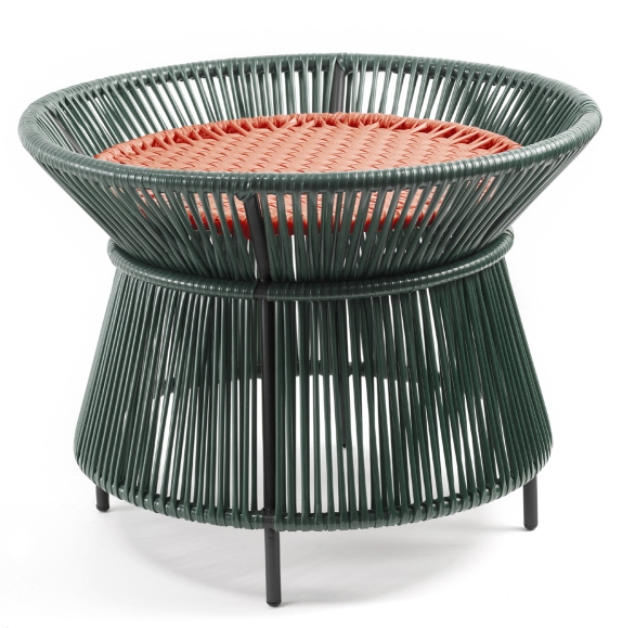 Caribe Chic Basket Table Outdoor ames Moss green / Copper / Black