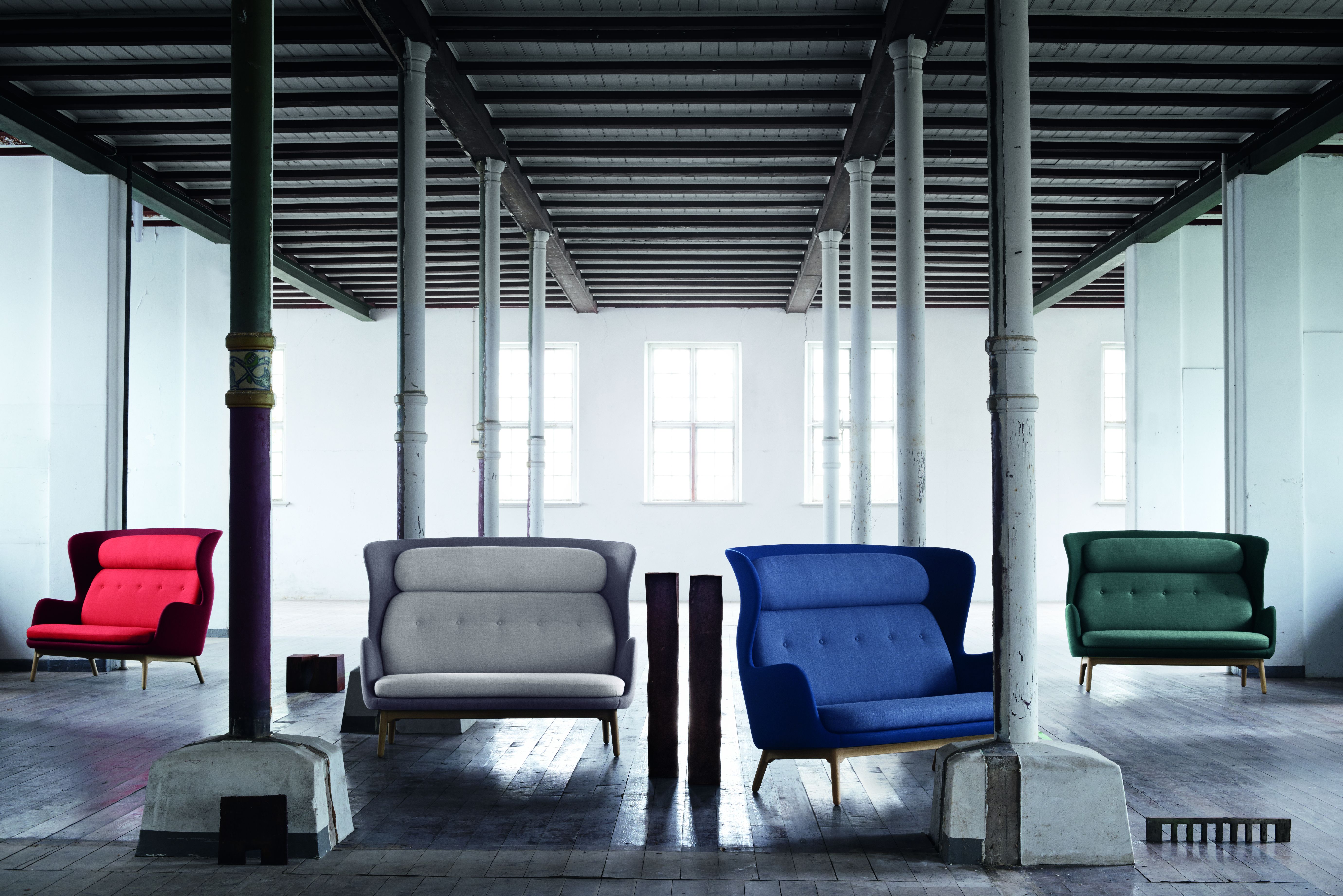 Ro Armchair Wood Fritz Hansen