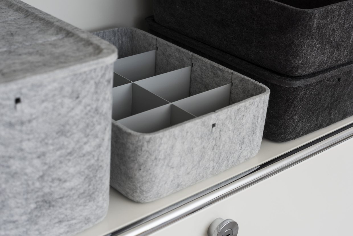 USM Haller Inos box deep with tray