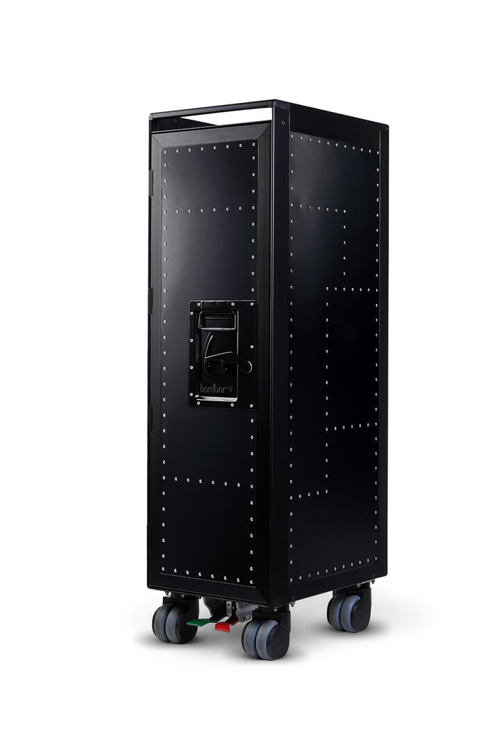 Rivet Rocker Black Classic Airplane Trolley Bordbar