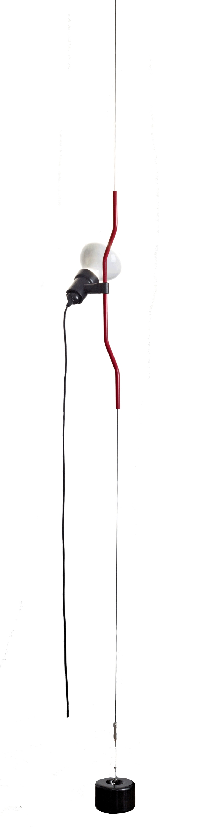 Parentesi Lamp with switch Flos Red
