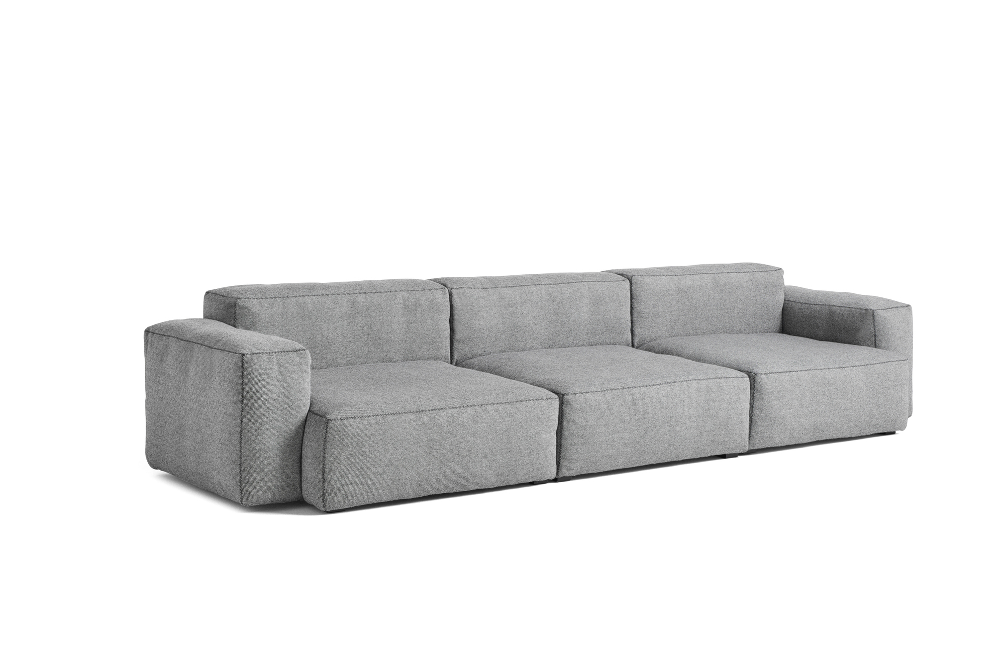 Mags Soft Sofa 3-seater Combination 1 Low armrest Hay