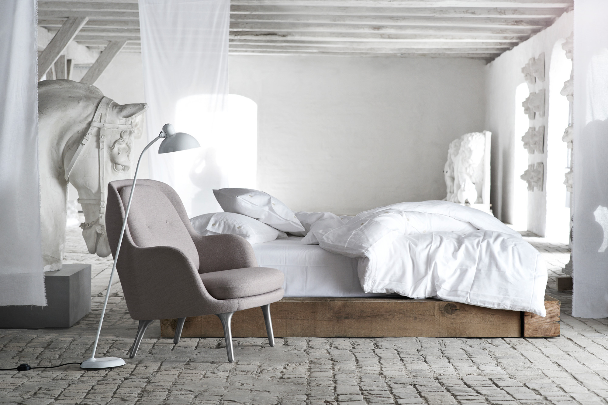 6556 F Floor lamp KAISER idell Fritz Hansen