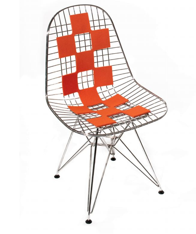Sitzauflage - Filzauflage für Wire Chair Parkhaus Berlin
