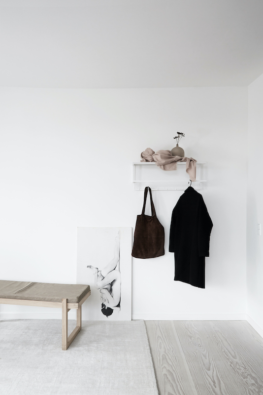 Grid Coat Hanger White Kristina Dam Studio SINGLE PIECES
