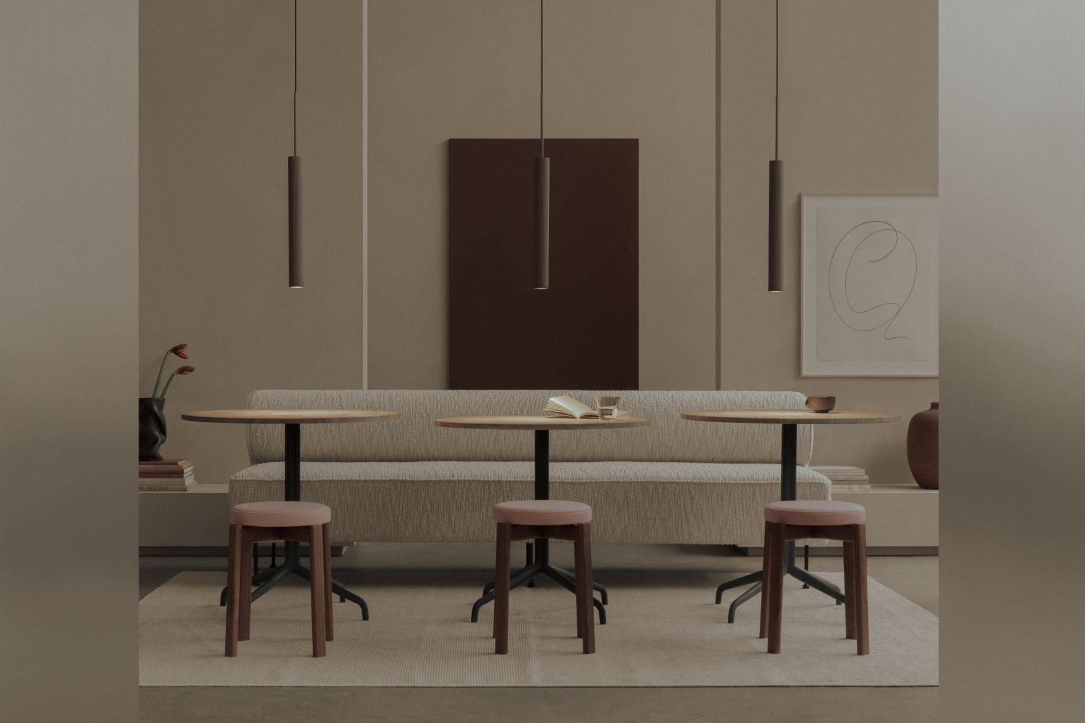 Tubulaire Rail 3 Pendant lamp Audo Copenhagen