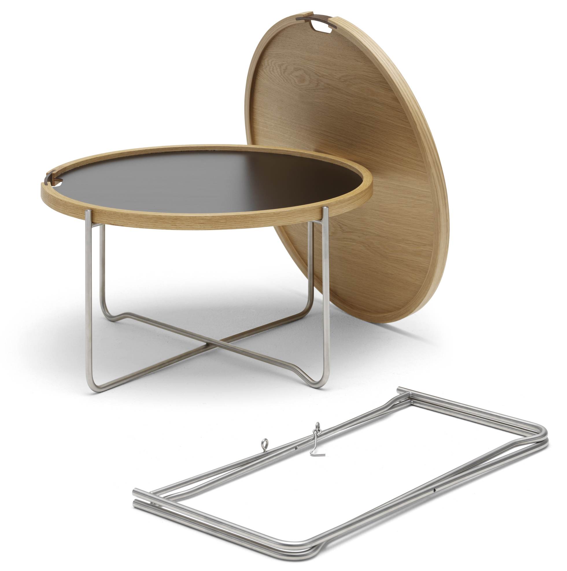 CH417 Tray Table Laminate black Carl Hansen & Søn