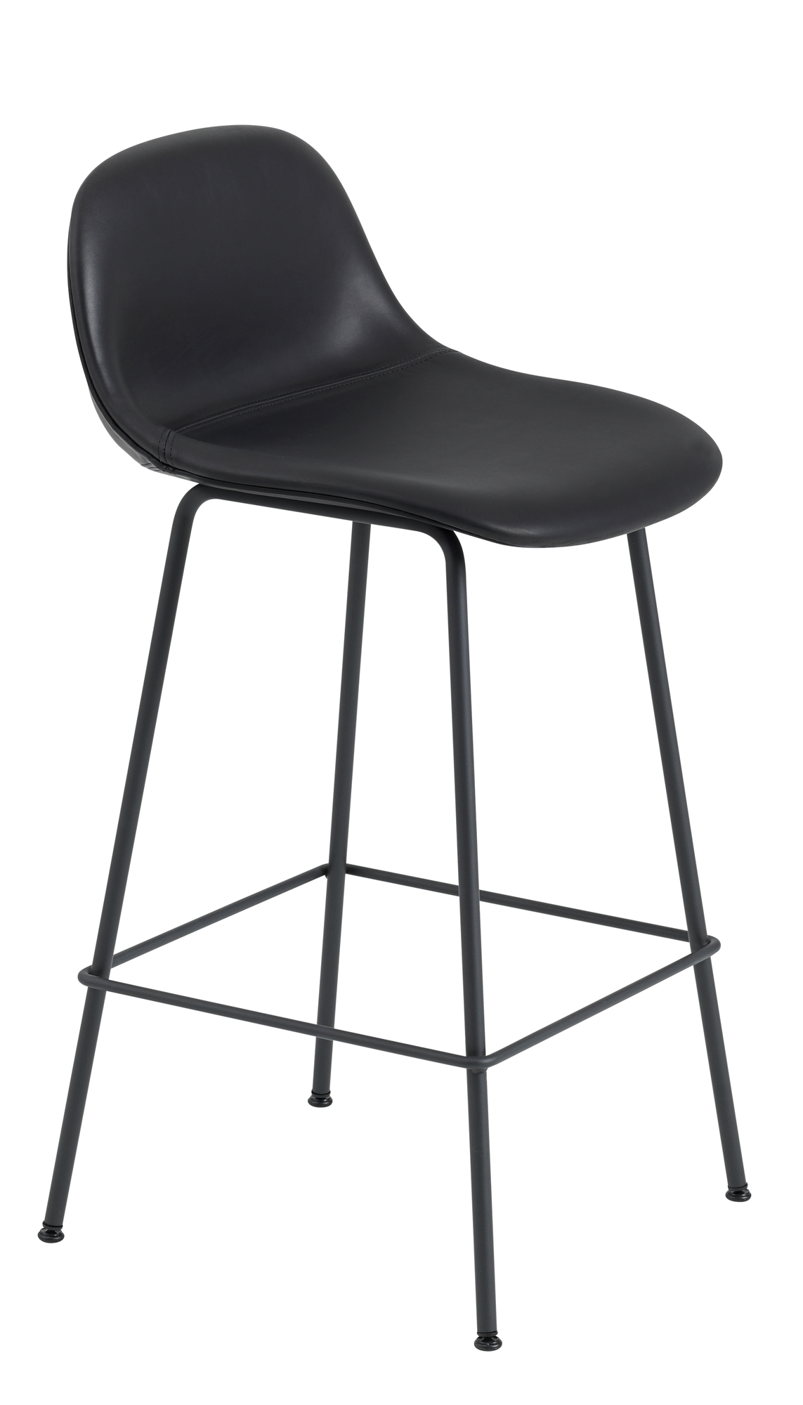 Fiber Counter Stool Bar Stool with Backrest H 65 cm Muuto