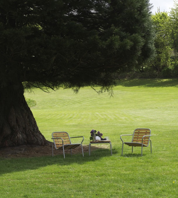 Vig Lounge Chair Wood Armchair Outdoor Normann Copenhagen 