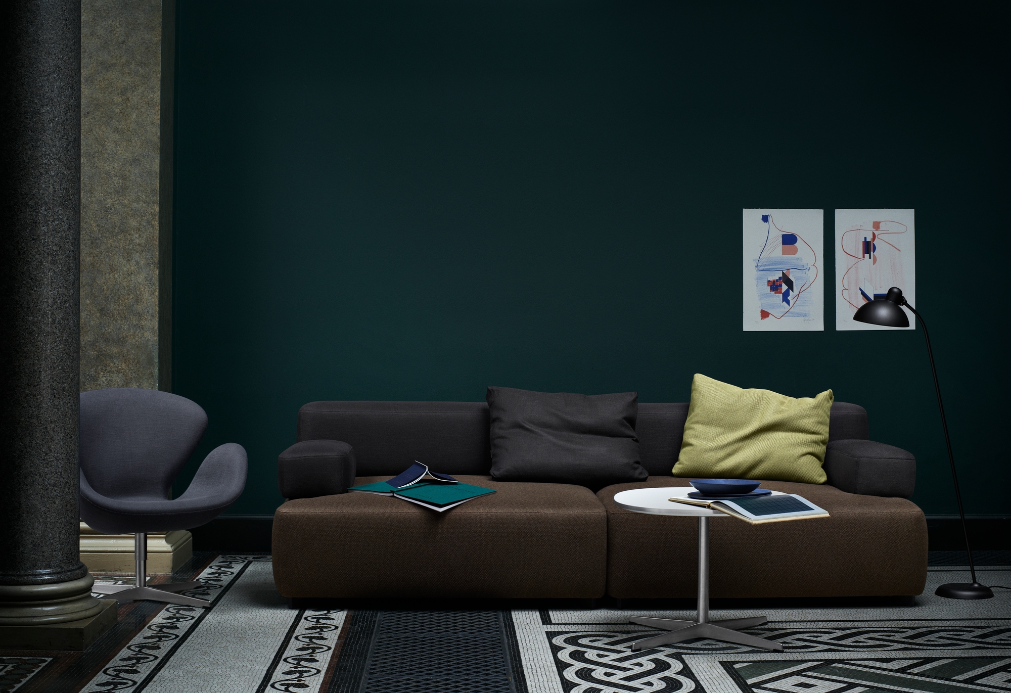 Coffee table series Round Fritz Hansen