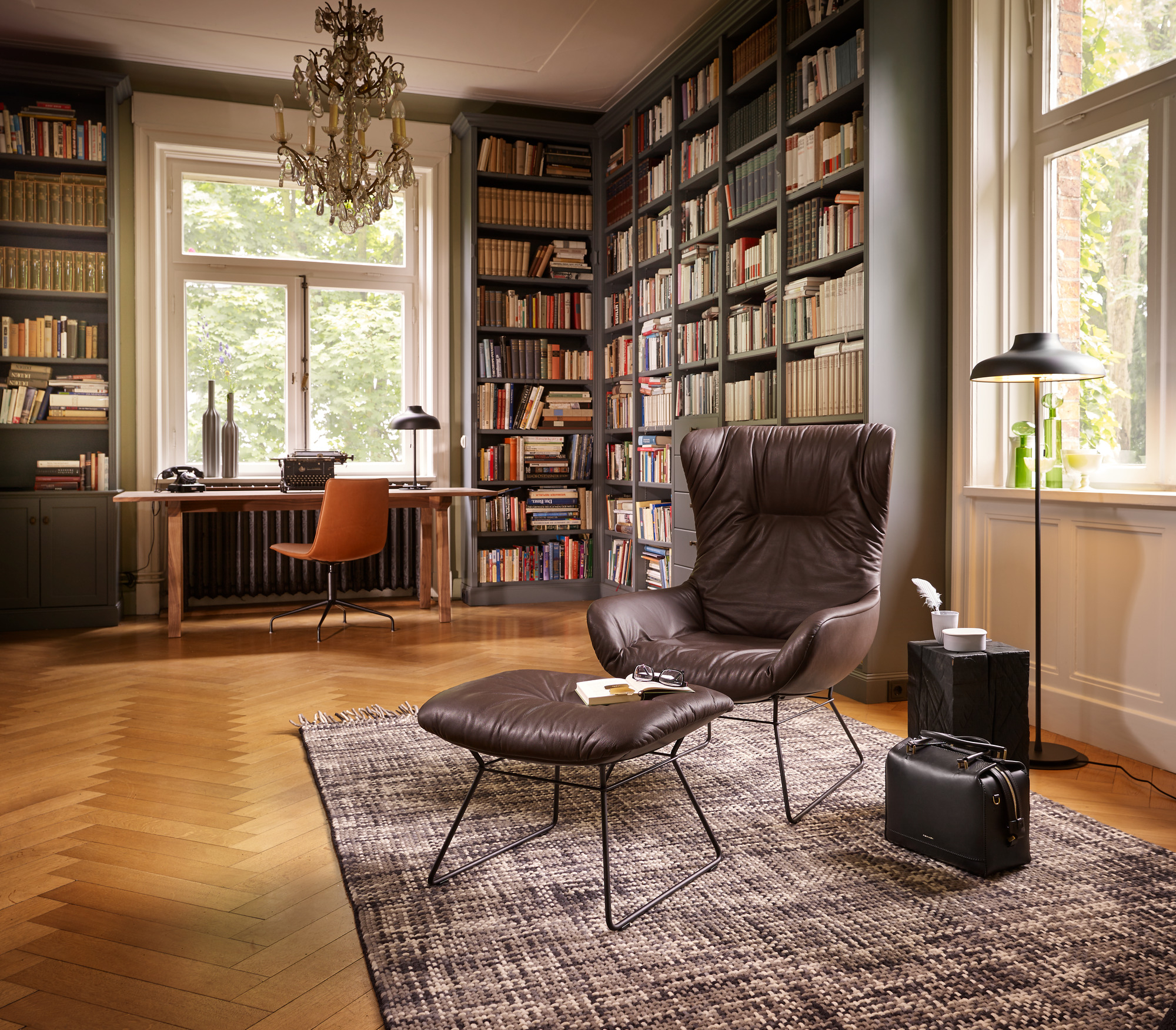 Leya wingback armchair Freifrau Manufaktur