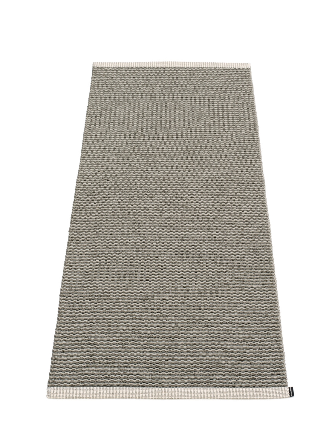 Mono Plastic Carpet 60x150 Pappelina Charcoal