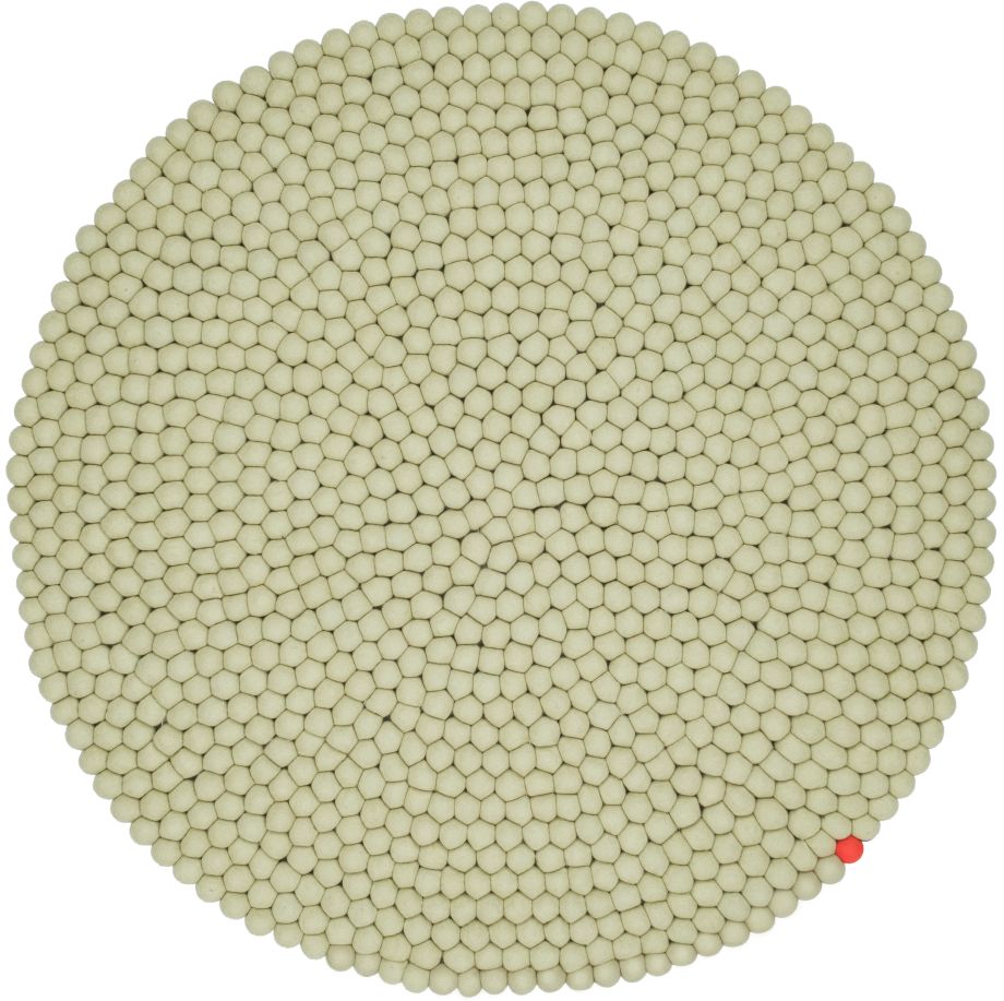 Big One Round Felt carpet Ø 200 cm myfelt Green beige