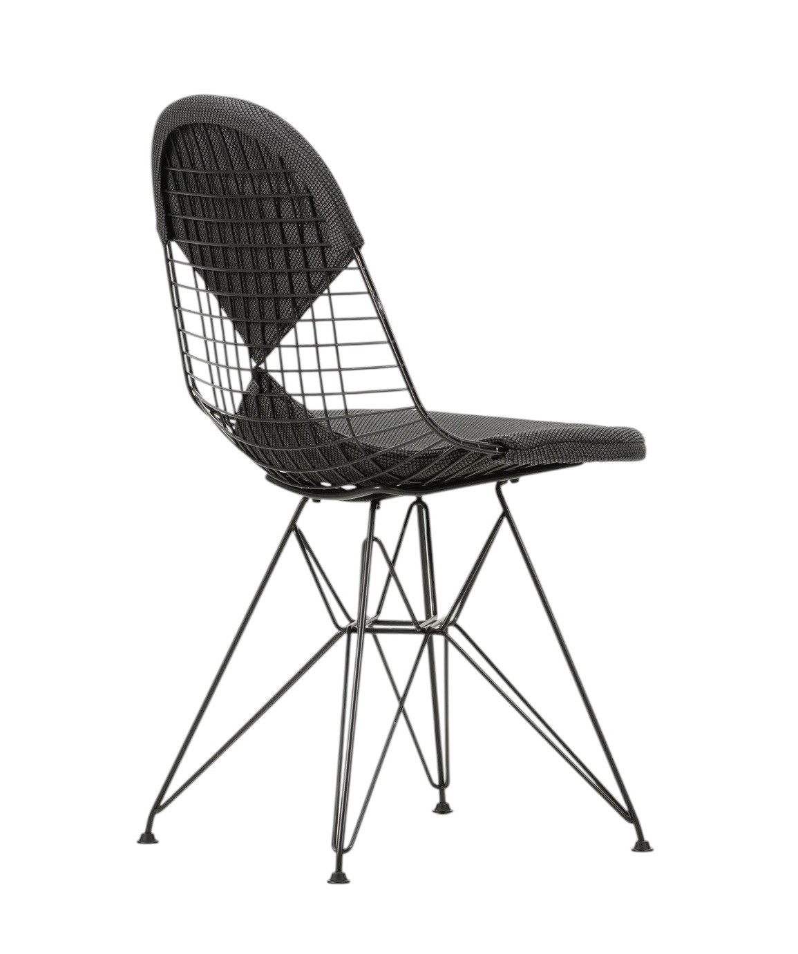 DKR-2 Wire Chair with seat and back cushion Vitra