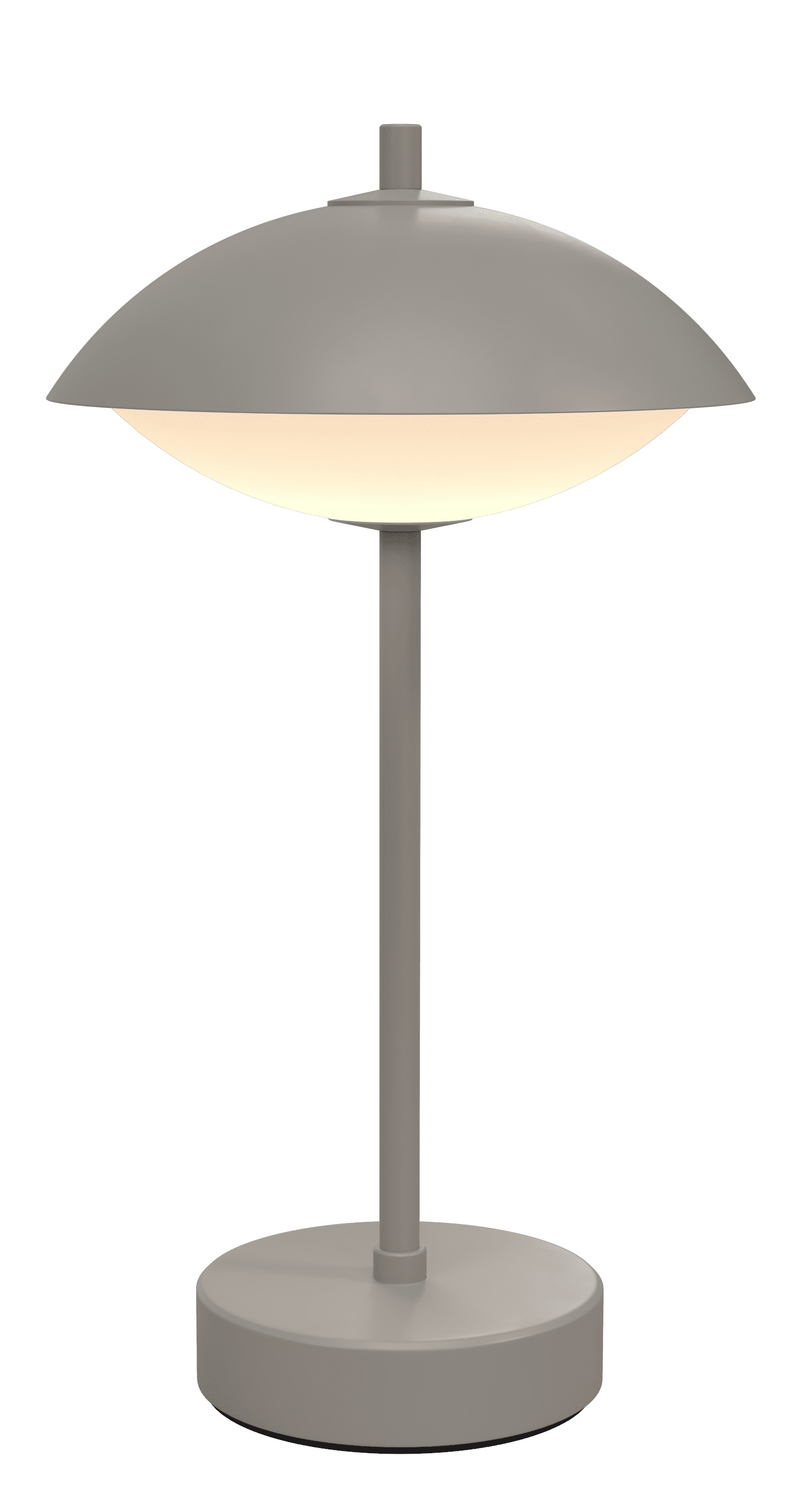Clam Portable Table Lamp Rechargeable lamp Fritz Hansen Nine grey