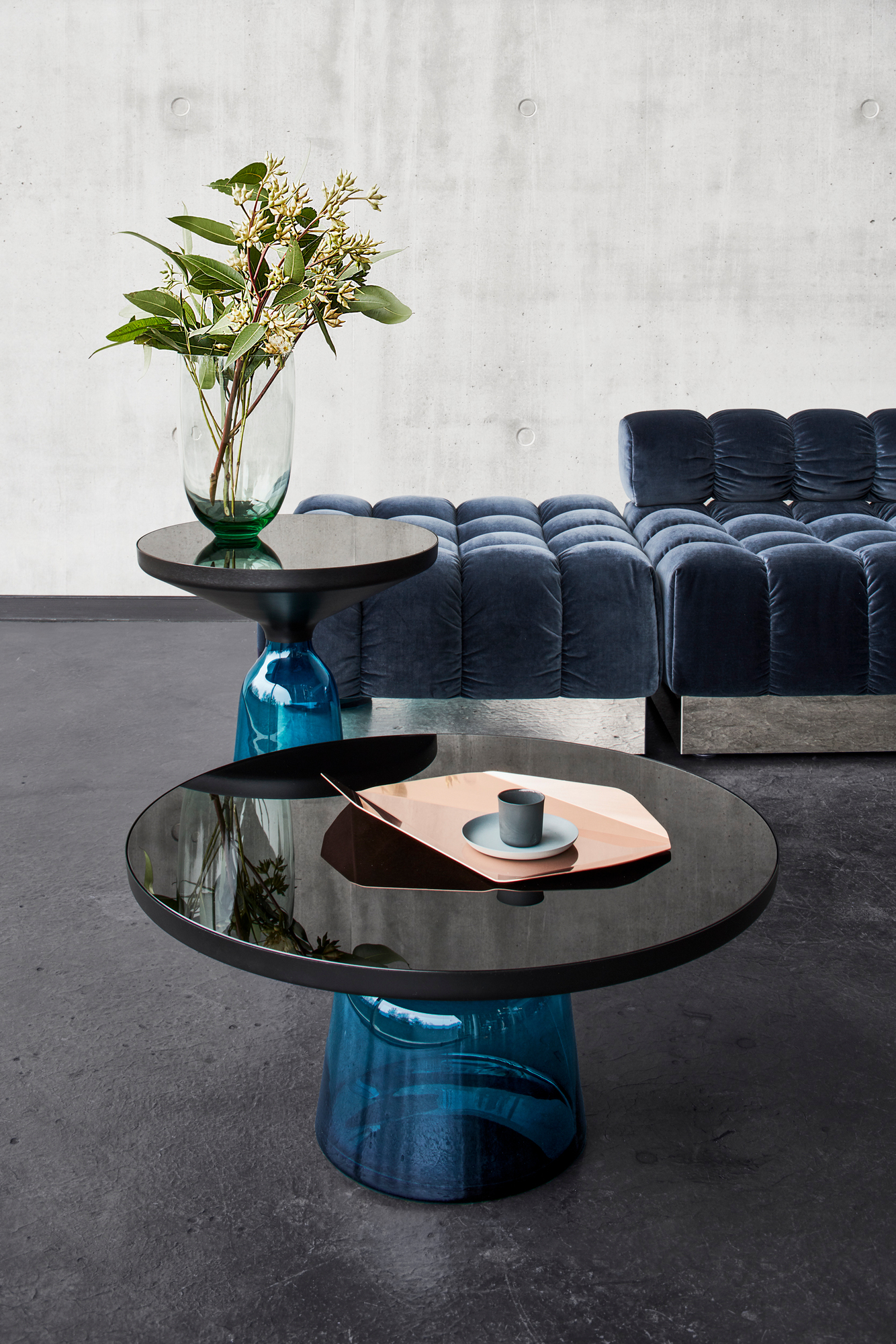 Bell Coffee Table ClassiCon Steel Montana-blue