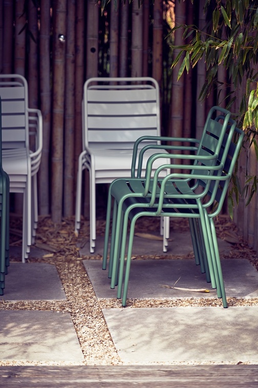 Fiam Mya Metal Outdoor Stacking Chair Jan Kurtz