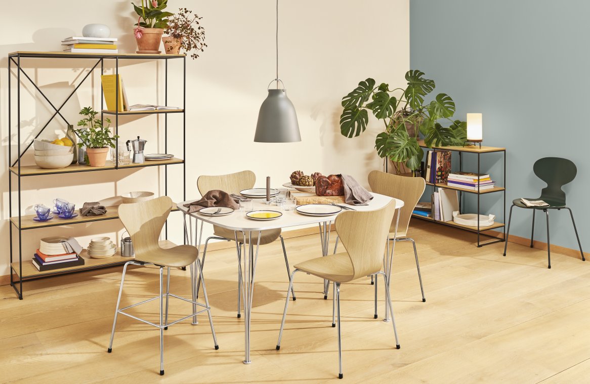 Fritz Hansen Super Elliptical table series