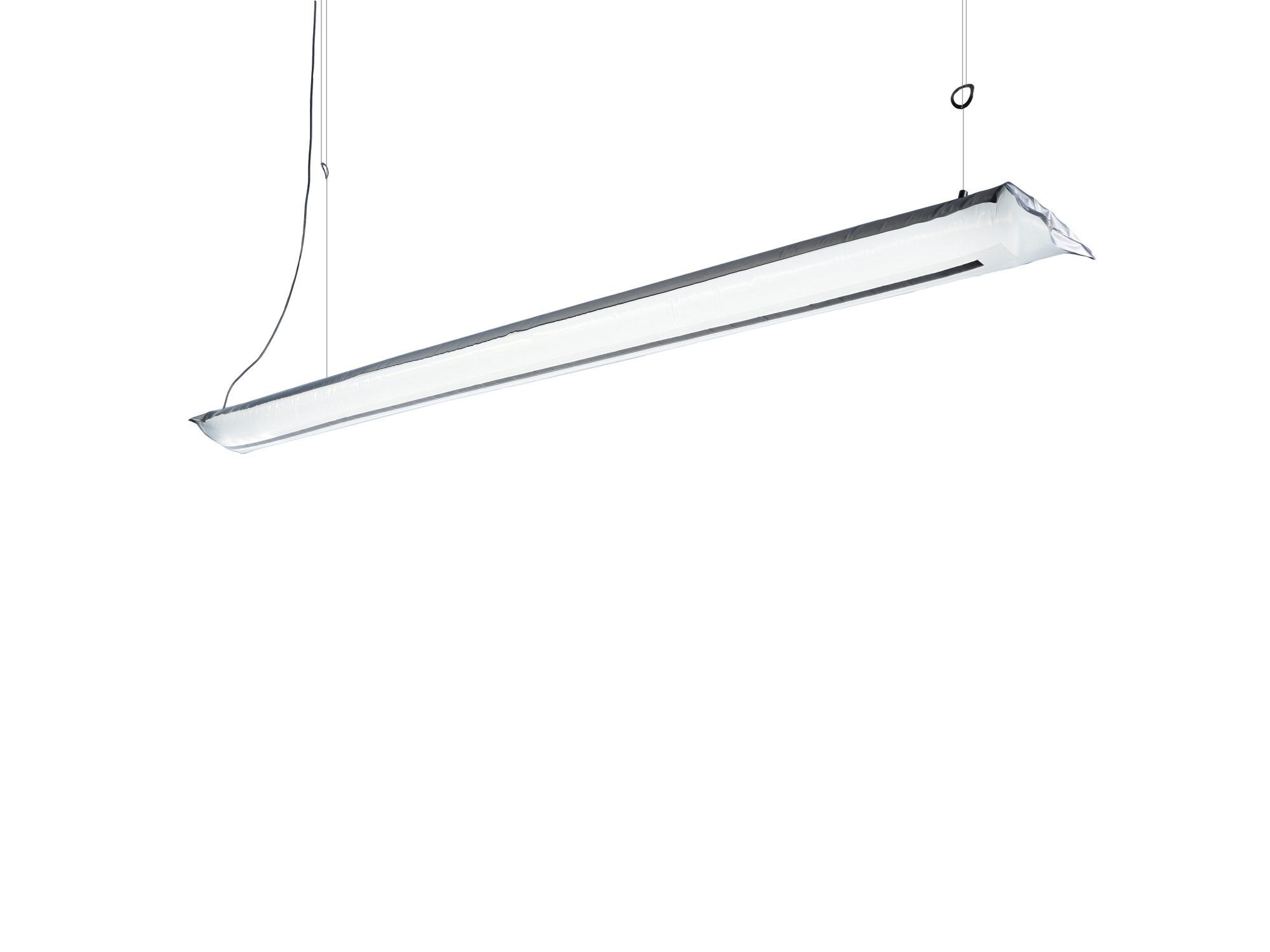 Blow Up Me Standing / hanging lamp silver Ingo Maurer
