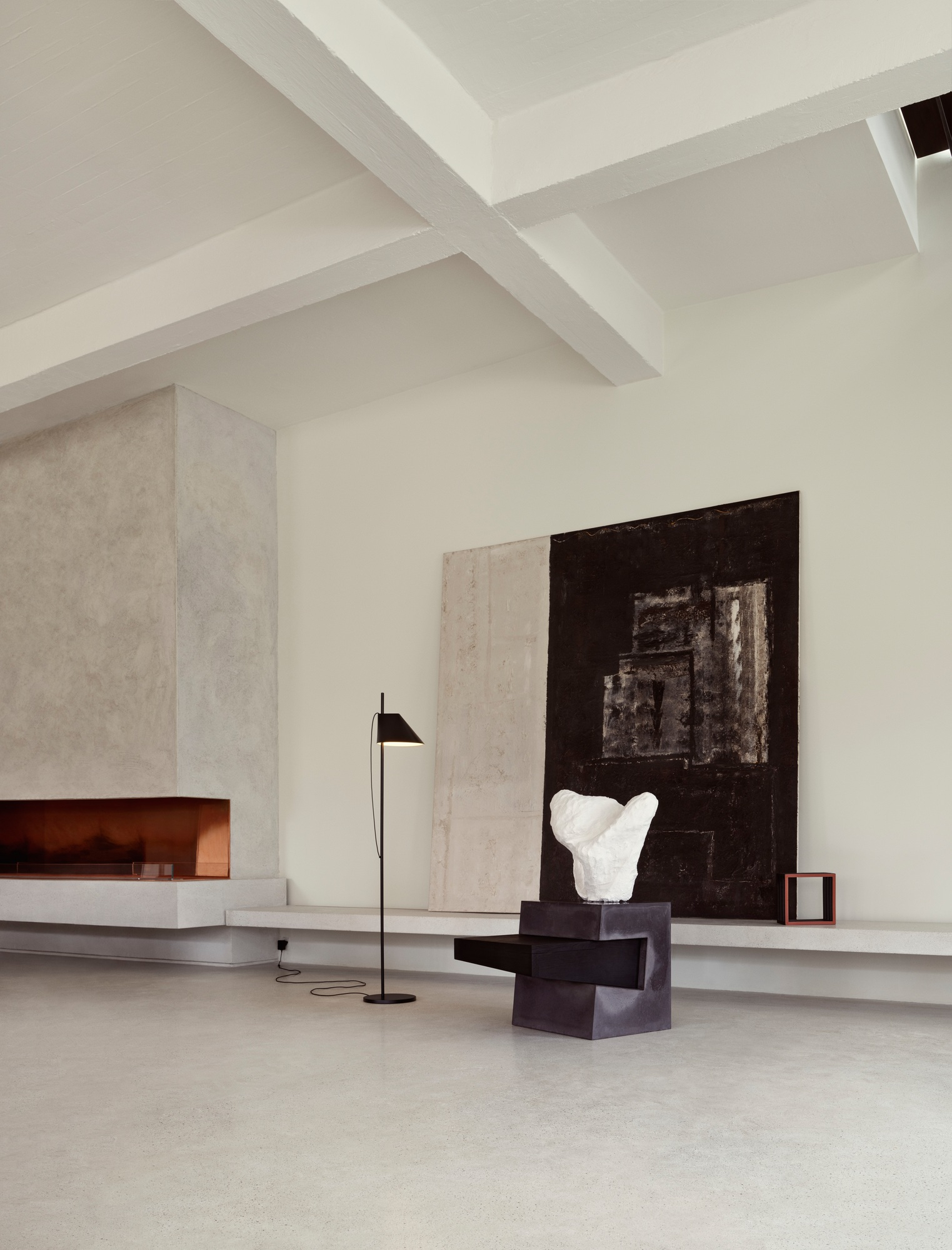 Yuh LED Floor Lamp Louis Poulsen Black