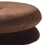 zweilagig: Velourleder mittelbraun / Velourstoff braun