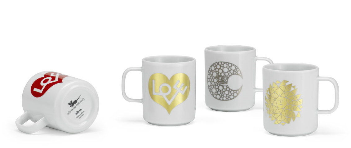 Coffee Mugs NEW Love Heart red cup Vitra SINGLE PIECES