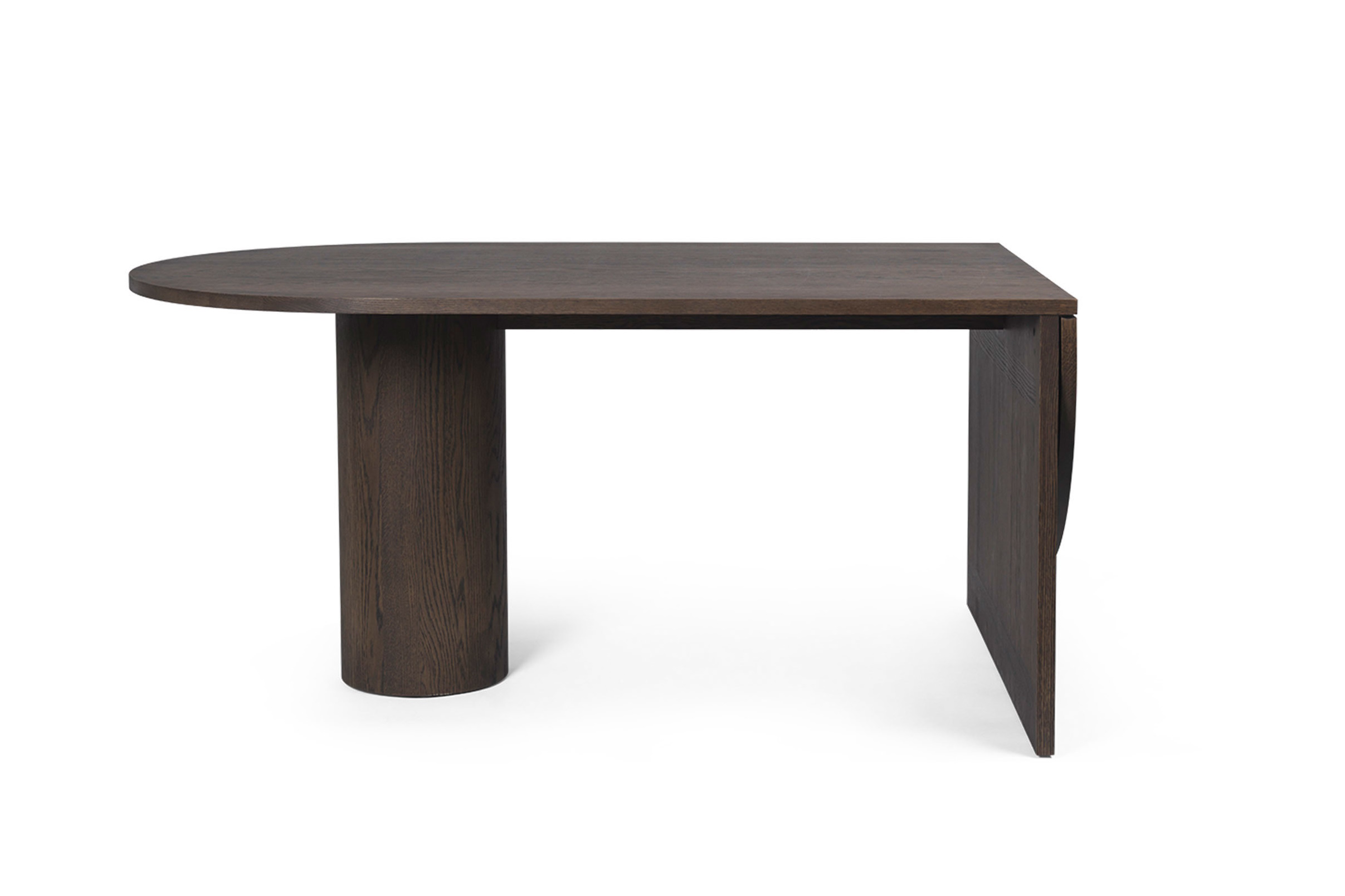 Pylo Dining Table Dark Stained Oak Ferm Living