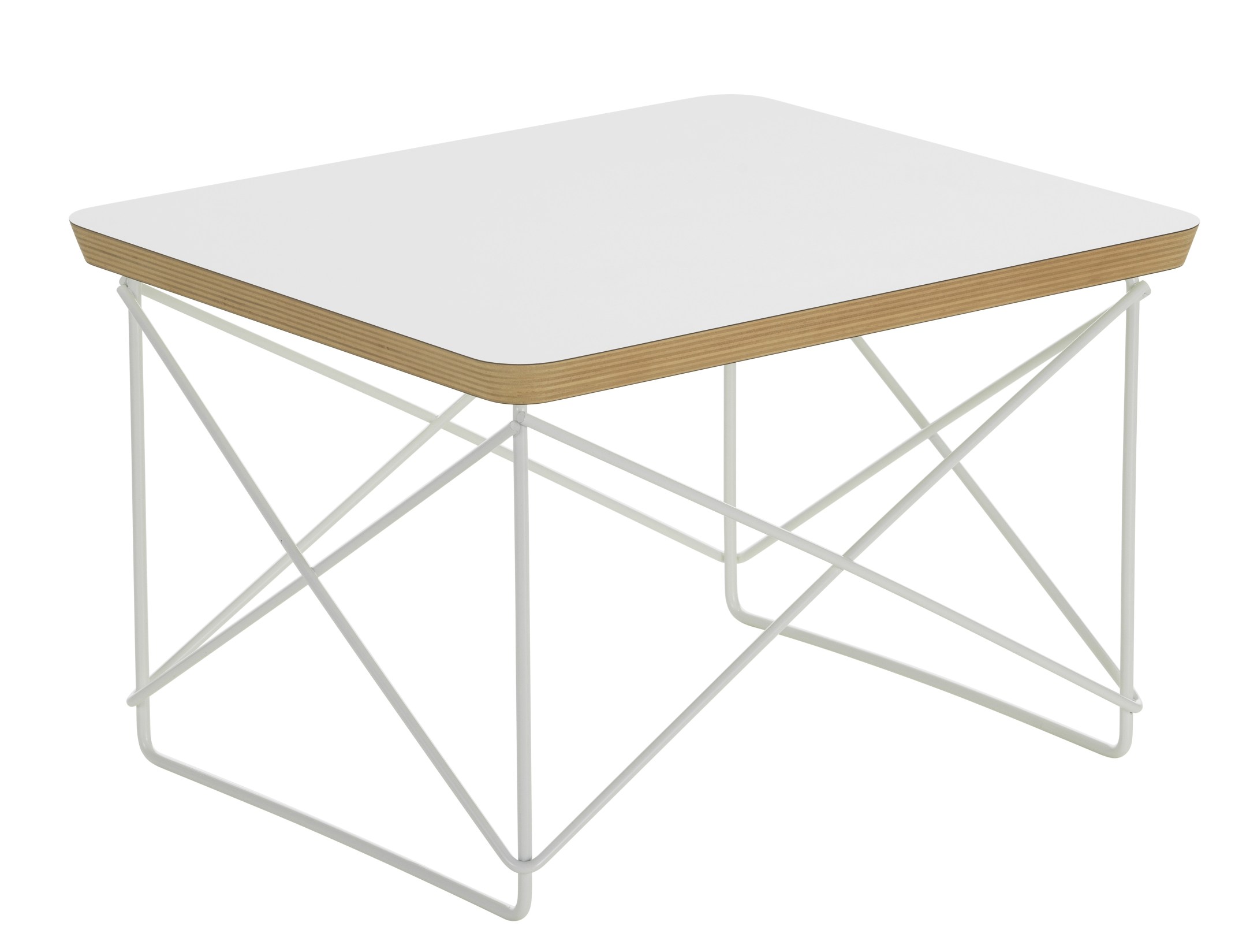 Occasional Table LTR Side table HPL White-WHITE POWDER COATED Vitra SINGLE PIECES