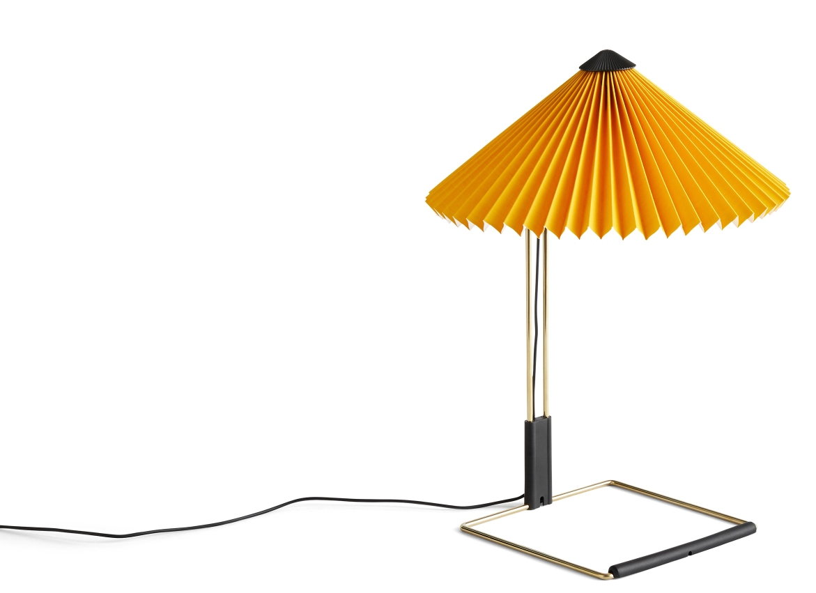 Matin Table Lamp S Yellow Hay