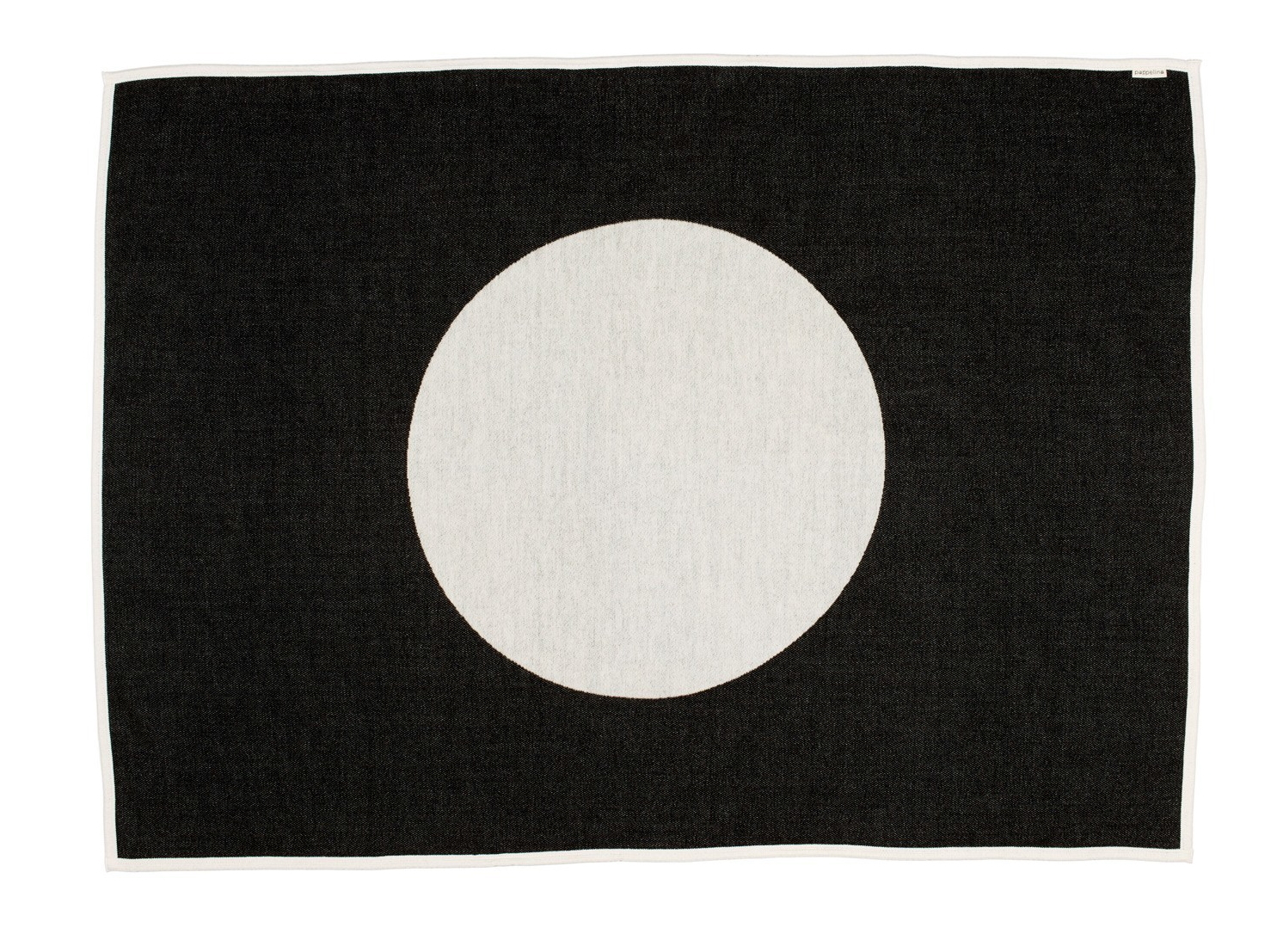 Vera Wool Blanket 140 x 180 cm Pappelina black