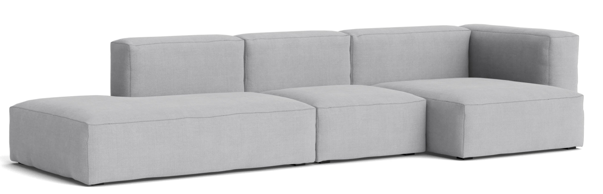 Mags Soft Sofa 3-seater Combination 4 with armrest right Hay