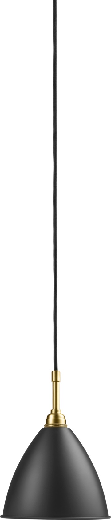Bestlite BL 9 S pendant luminaire Black / Brass Gubi