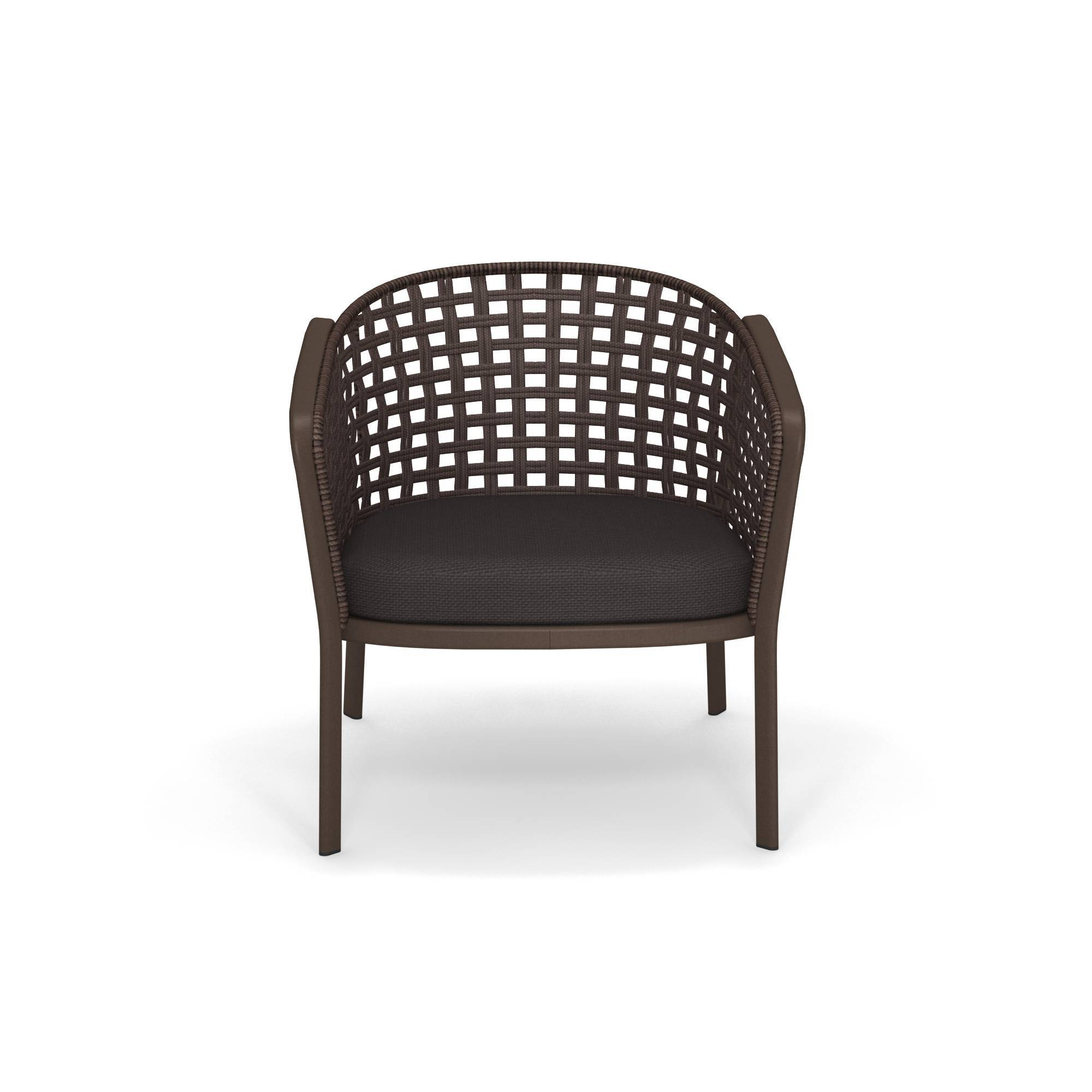 Carousel 1217 Outdoor Lounge chair Emu Indian brown / melange brown