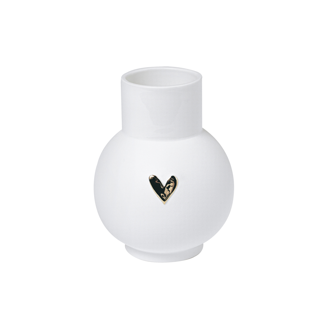 Heart gold" Lovely ball vase wheels