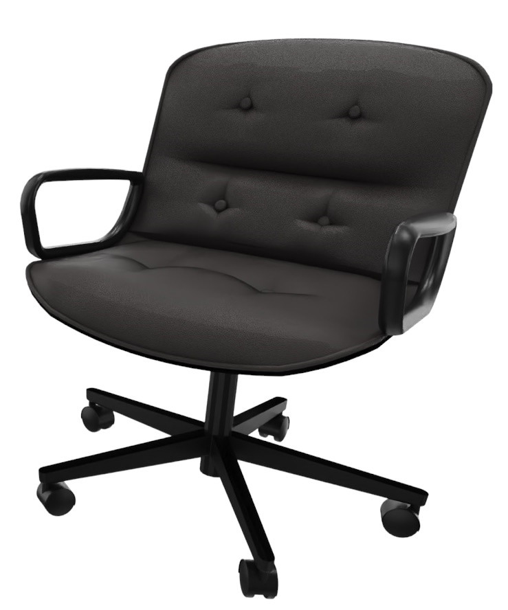 Pollock Executive swivel chair with armrests Knoll International 