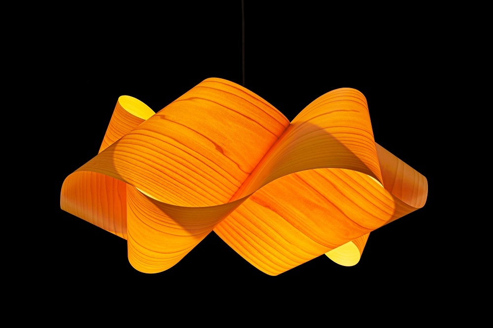 Swirl Pendant lamp large LZF Lamps 24 Yellow