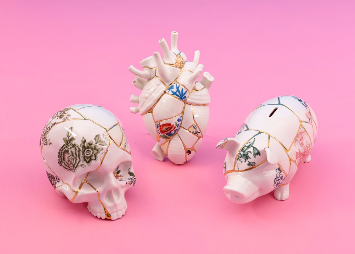 Kintsugi Moneybox Piggy Bank Seletti