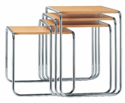 B 9 set side tables Thonet QUICK SHIP