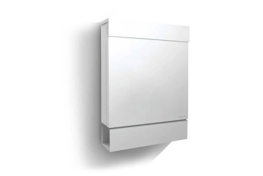 Letterman M Letter Box White Radius