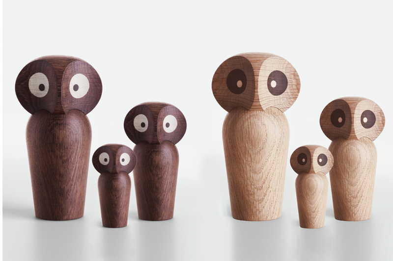 Owl Wooden figure Architectmade SINGLE PIECES