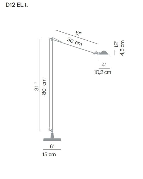 D12 Berenice floor lamp Luceplan