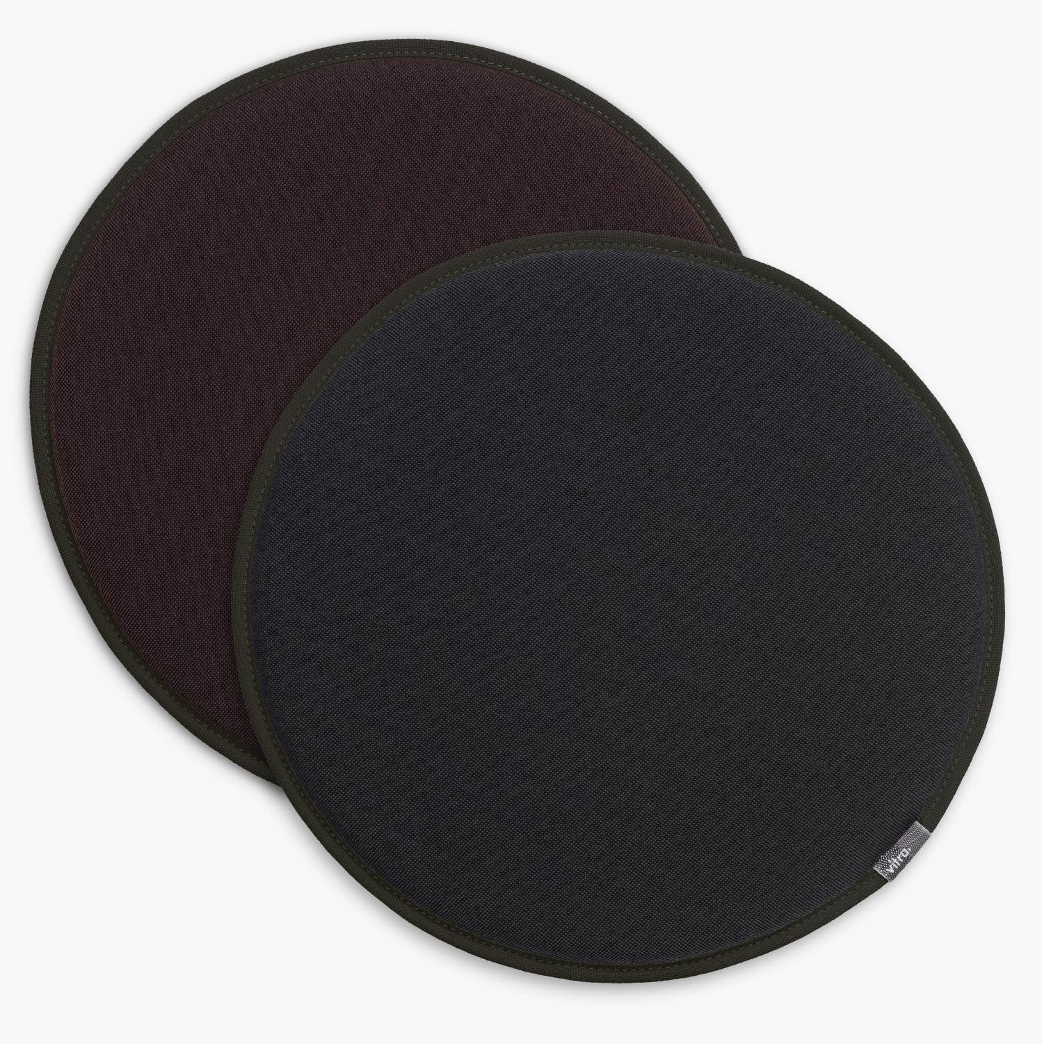 Seat Dot Sitzkissen Vitra-dunkelgrau-nero / kastanie-nero SINGLE PIECES